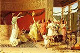 Roman Canvas Paintings - A Roman Dance
